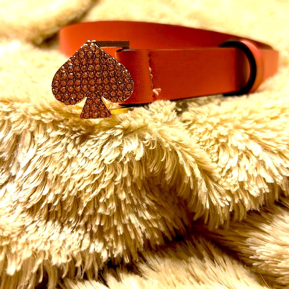KATE SPADE ♠️ Pink Sugar Spade Thin Belt - Picture 2 of 9